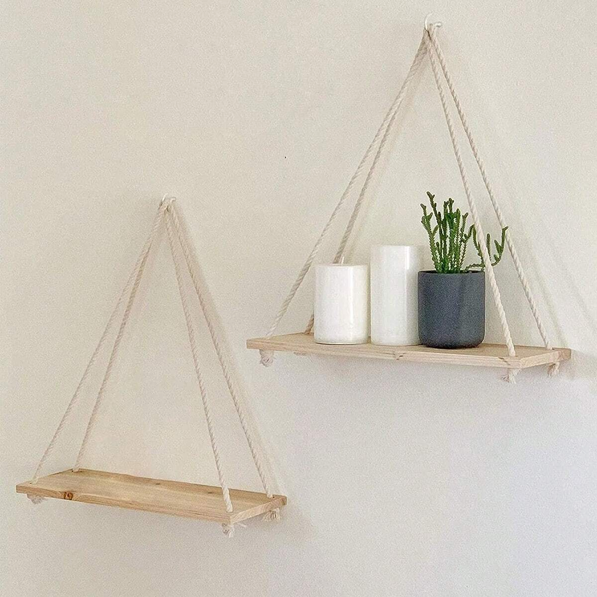 1PC Wooden Swing Hanging Hemp  – Flower Wall Panel recenzja i cena