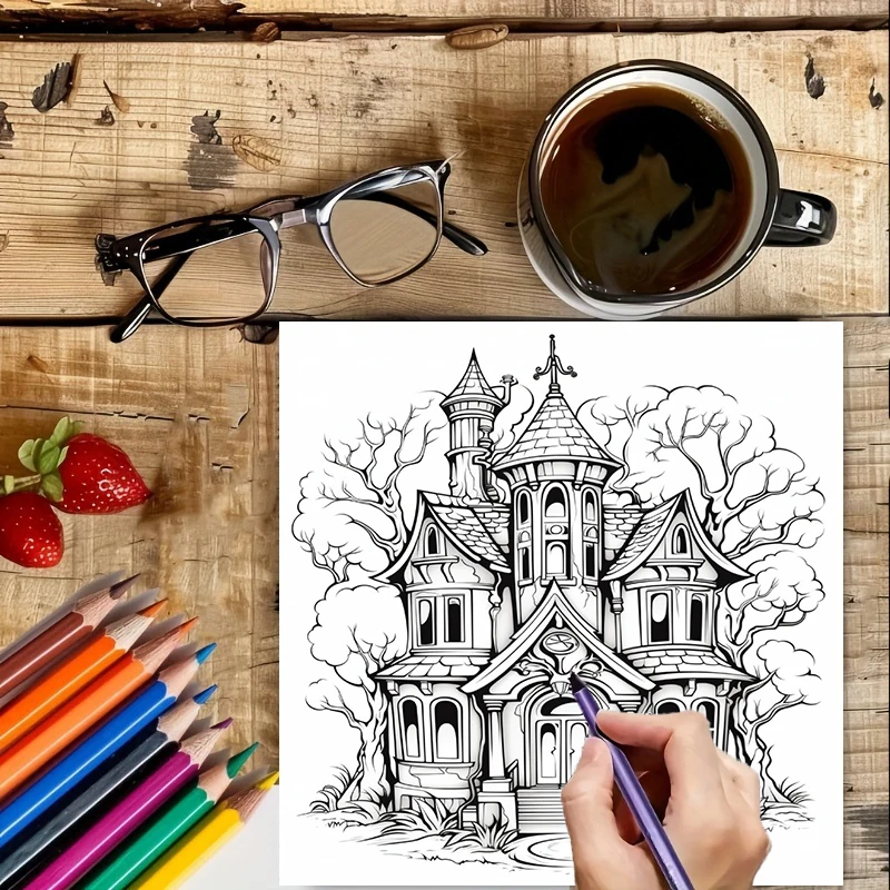 Haunted House Coloring Book fo – Supply Event recenzja i cena
