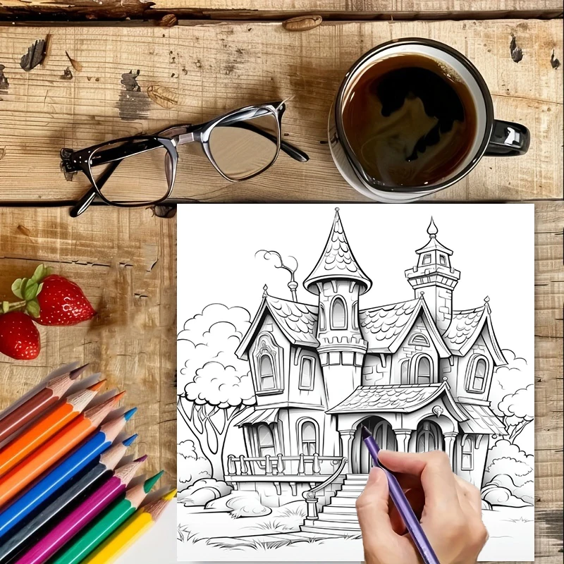 Haunted House Coloring Book fo – Supply Event recenzja i cena