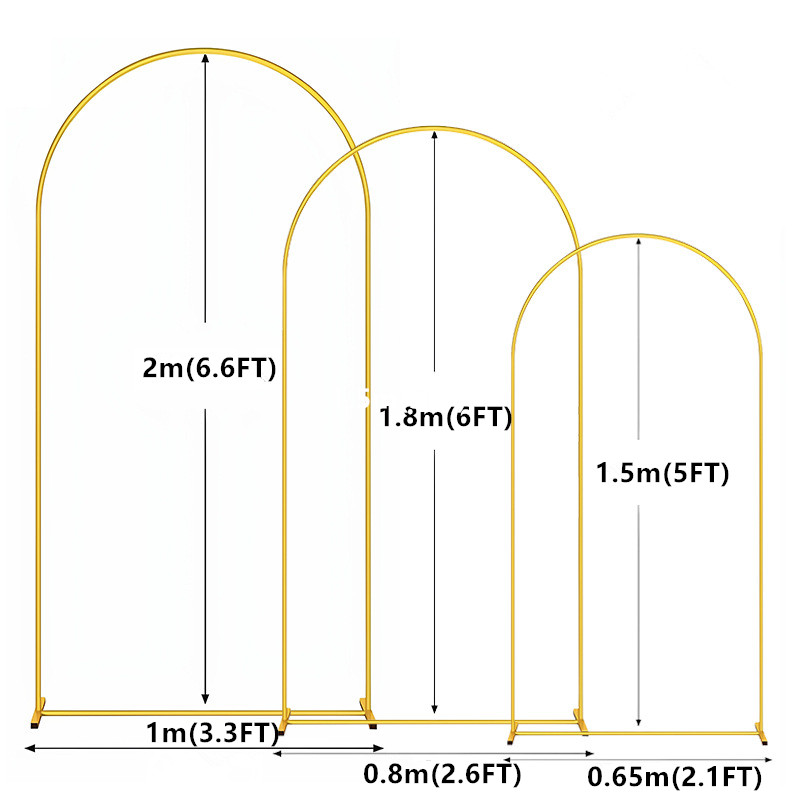 1pc Gold Metal Arch Backdrop S – Balloon Arch Kit recenzja i cena