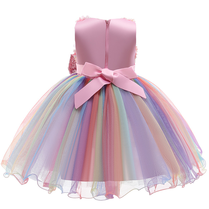 Girls Flower Sequins Tulle Rai – Glitter Tablecloth recenzja i cena