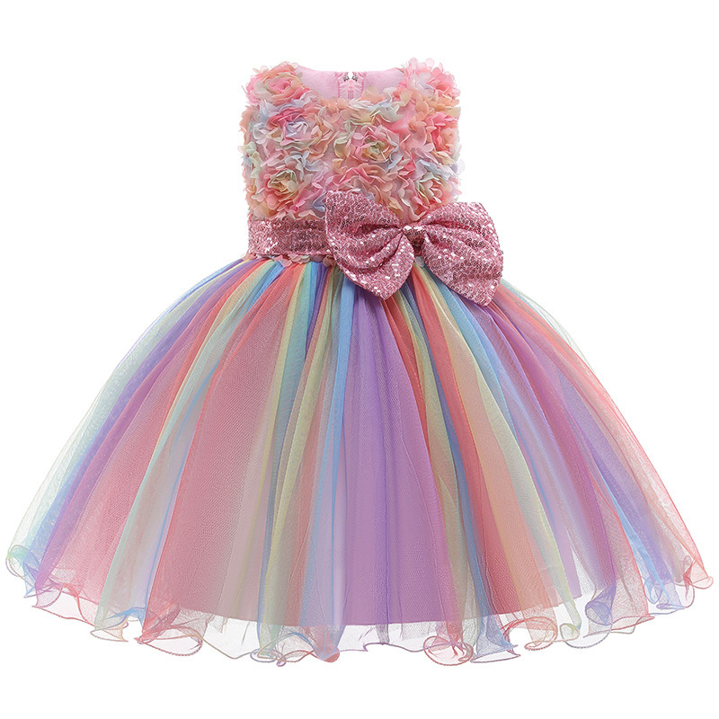 Girls Flower Sequins Tulle Rai – Glitter Tablecloth recenzja i cena