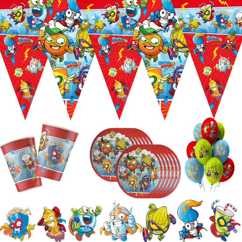Game Superzings Theme Baby Sho – Table Cloth Disposable recenzja i cena