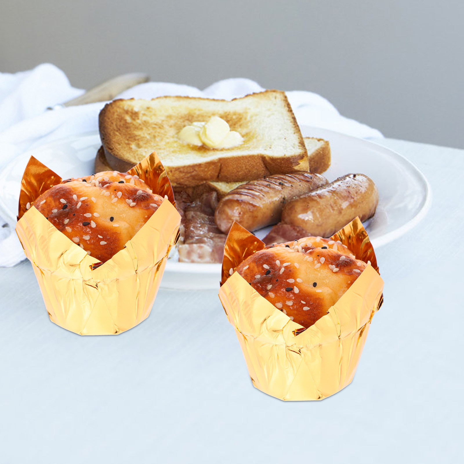 50Pcs Muffin Cup Heat-Resistan – Plastic Cup 50Pcs recenzja i cena