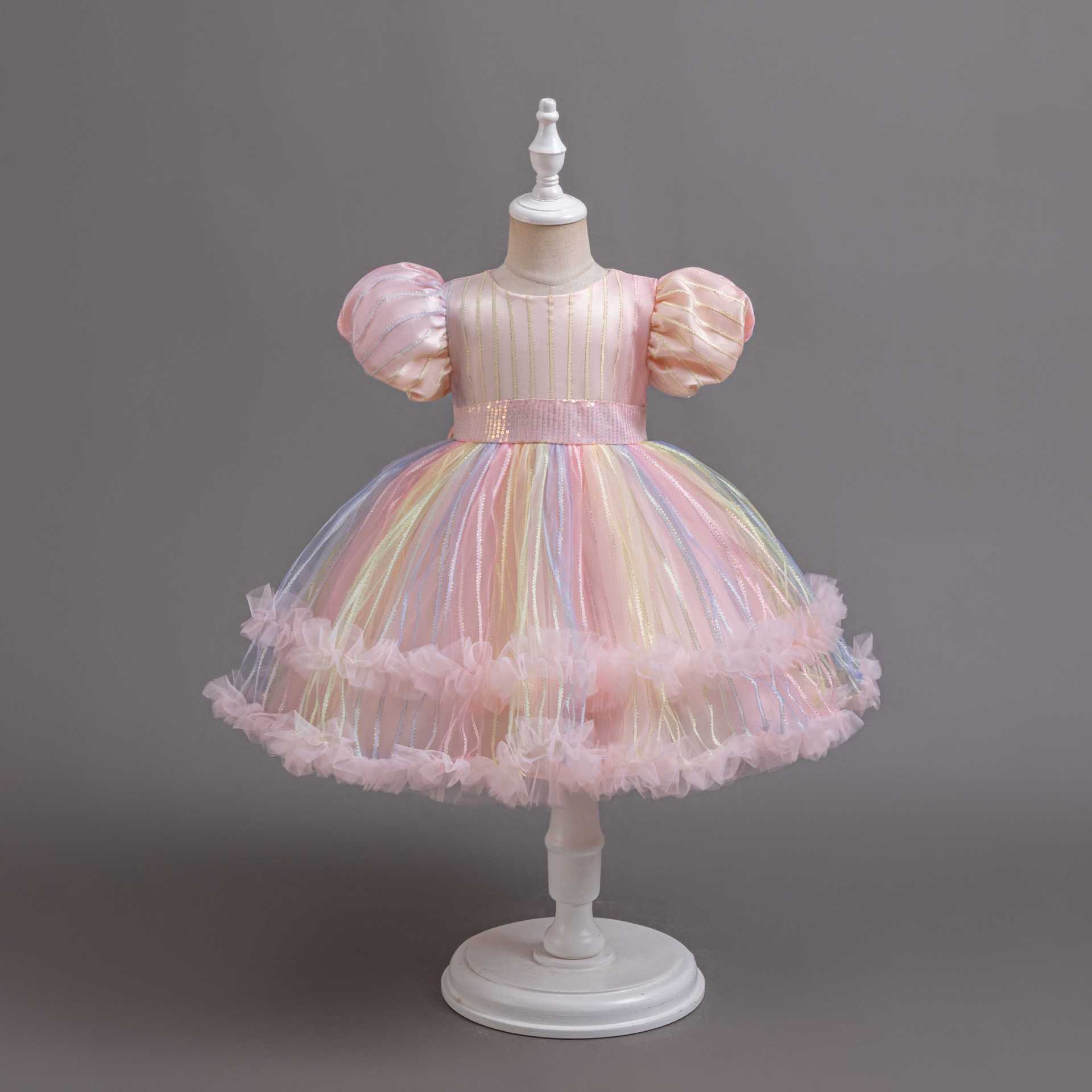 New Kids Dress Ball Gown Child – Glitter Tablecloth recenzja i cena