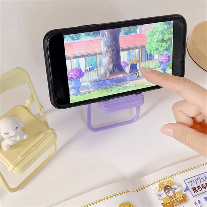 Cute Chair Phone Holder Stand  – Event Support recenzja i cena