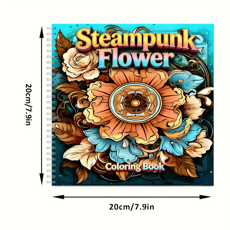 Coloring Book Steampunk Flower – Supply Event recenzja i cena