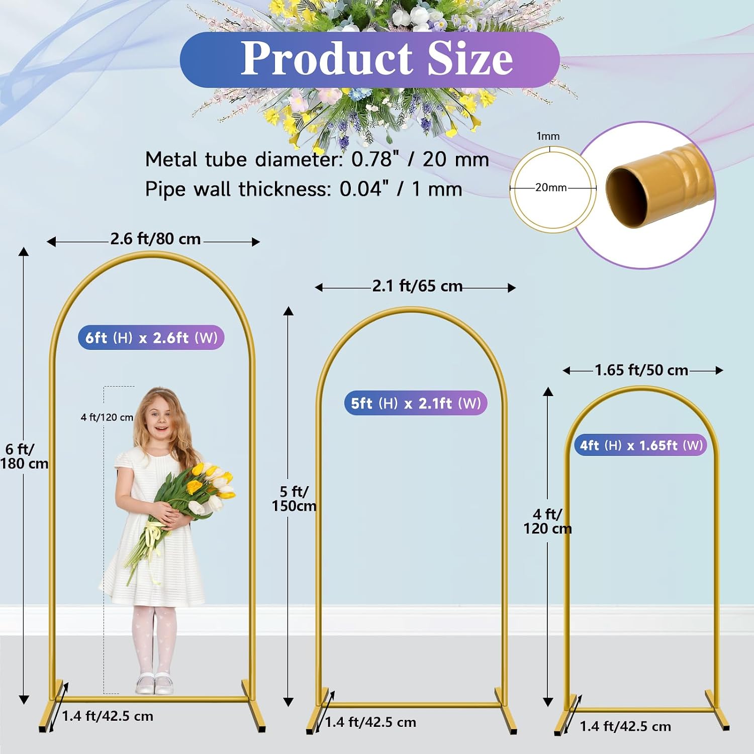 Hemmotop Metal Arch Backdrop S – Balloon Arch Kit recenzja i cena