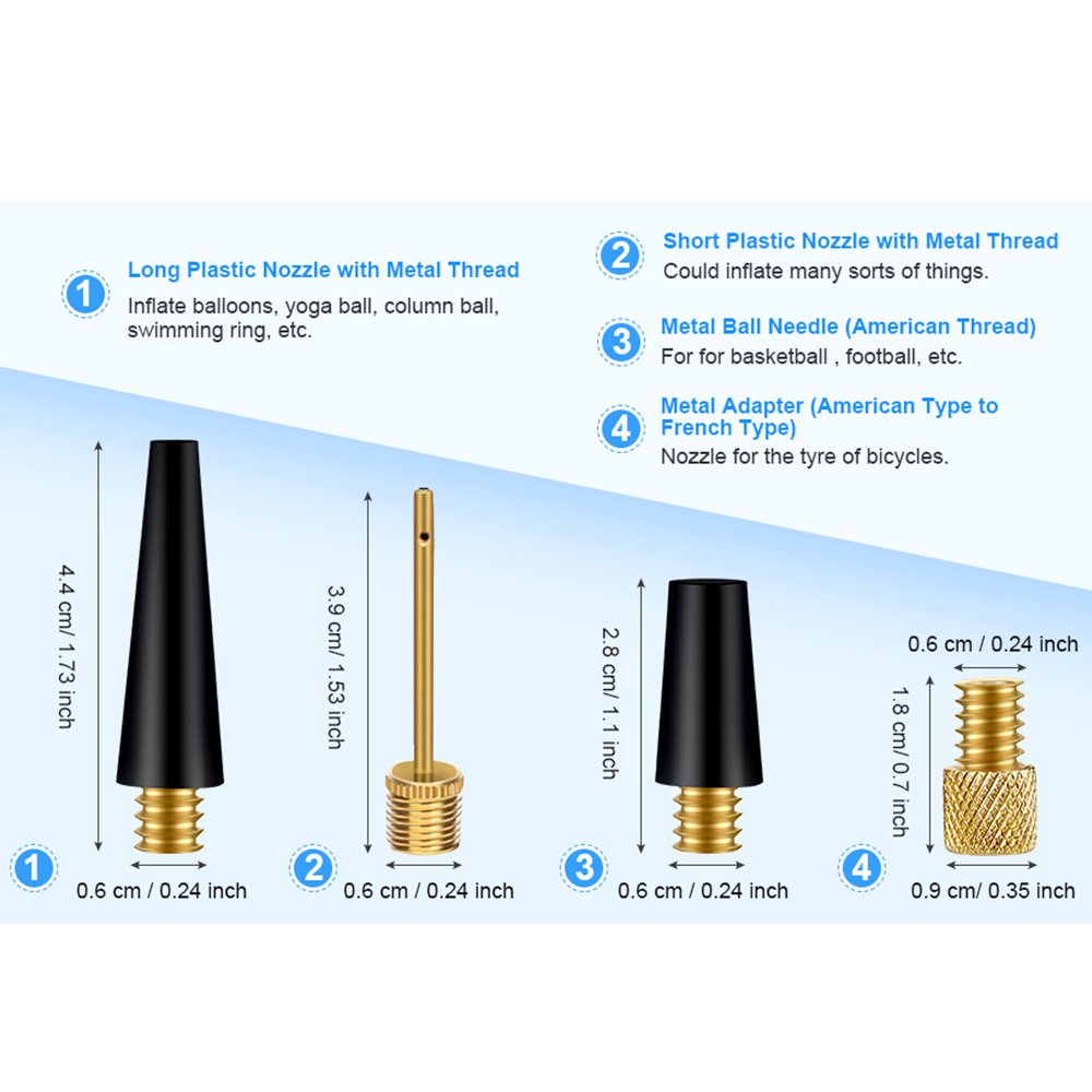 1 Set Bicycle Presta Schrader  – Balloon Pump Hand recenzja i cena