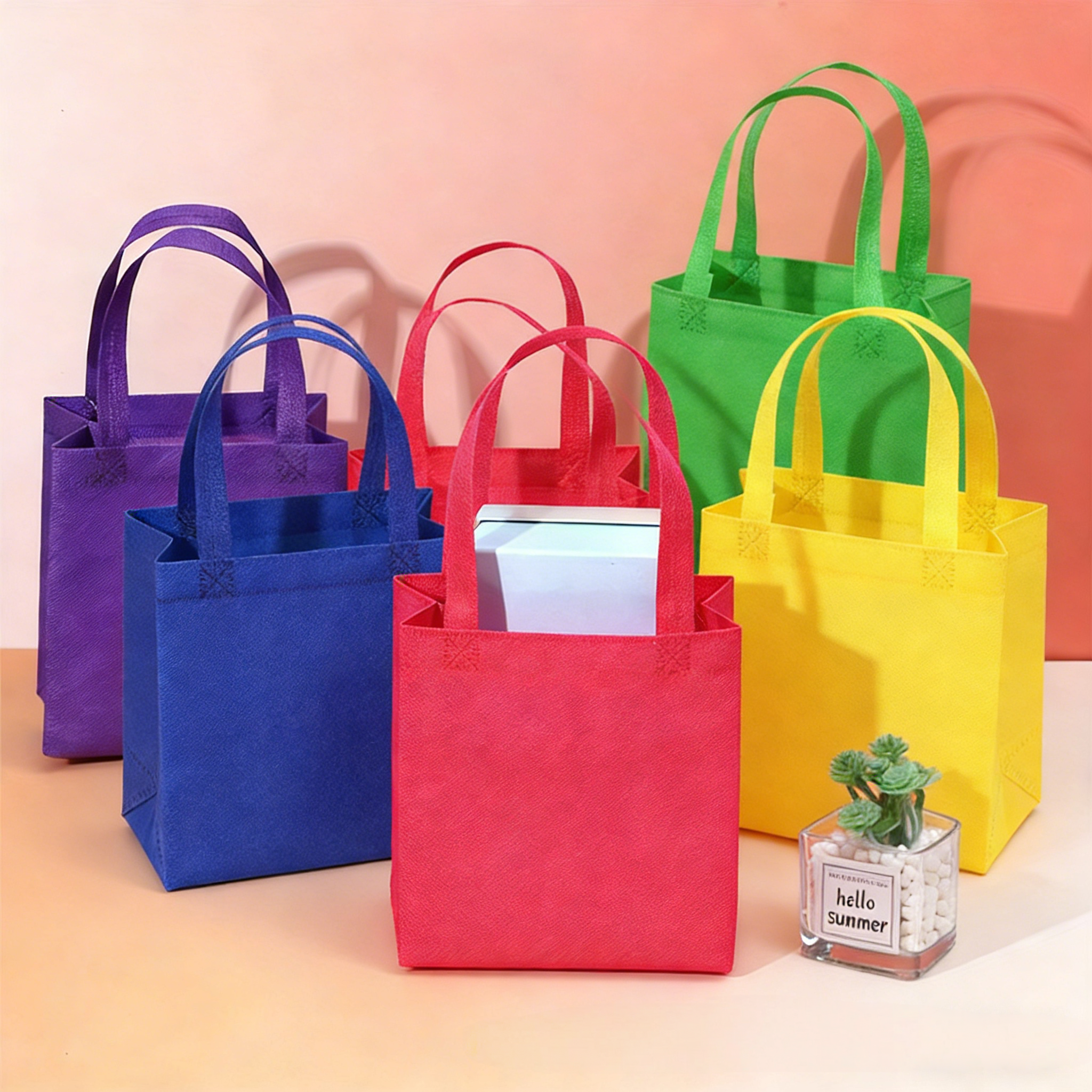 100PCS Reusable Non-woven Shop – Event Party Shop recenzja i cena