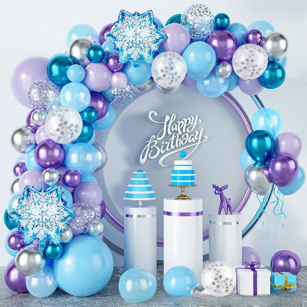 Winter Wonderland Snowflake Ba – Balloon Arch Kit recenzja i cena