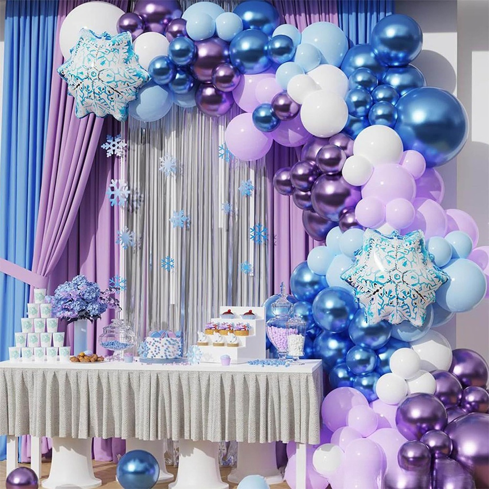 Winter Wonderland Snowflake Ba – Balloon Arch Kit recenzja i cena