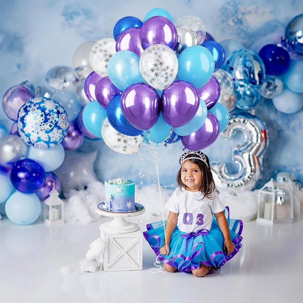 Winter Wonderland Snowflake Ba – Balloon Arch Kit recenzja i cena