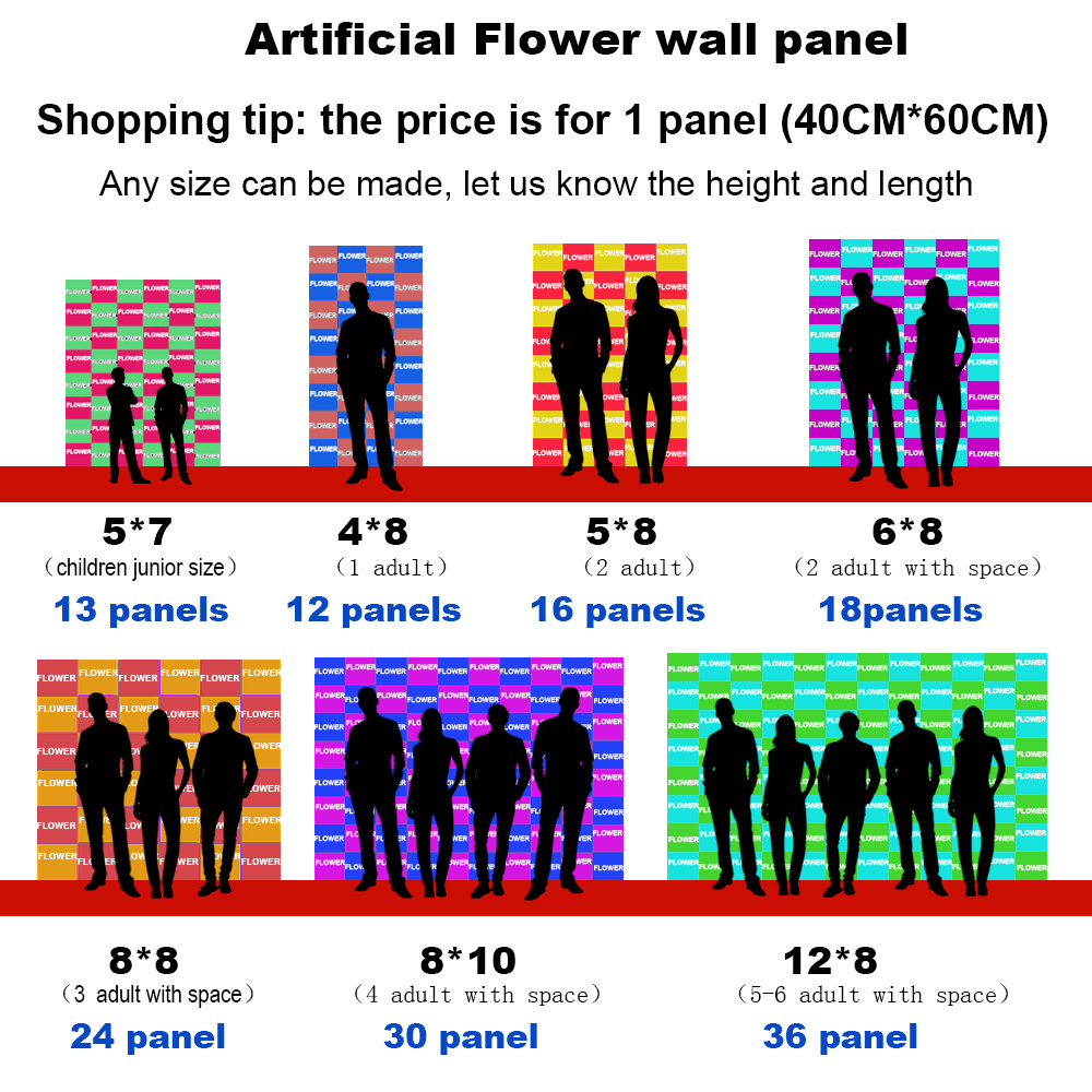15.7*23.6 Inch Artificial Plan – Flower Wall Panel recenzja i cena