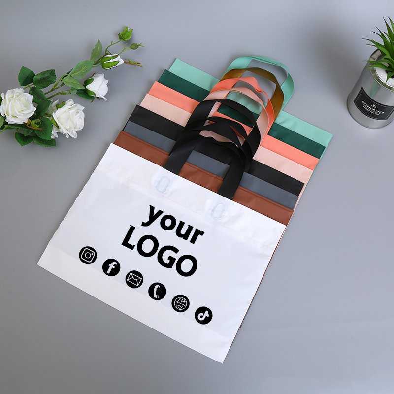 Customized Logo Frosted Shoppi – Event Party Shop recenzja i cena
