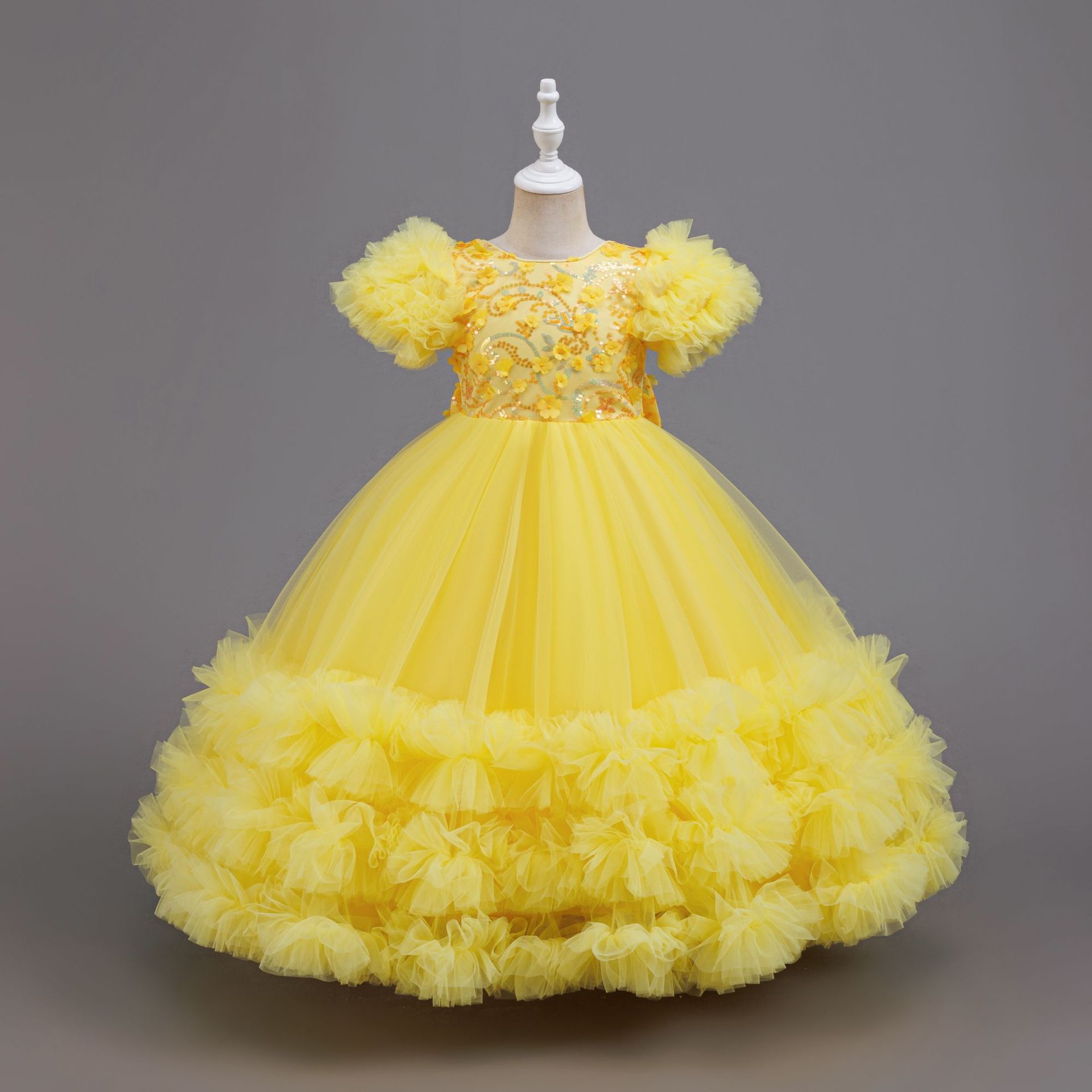 Girls Summer Yellow Sequin Wed – Glitter Tablecloth recenzja i cena