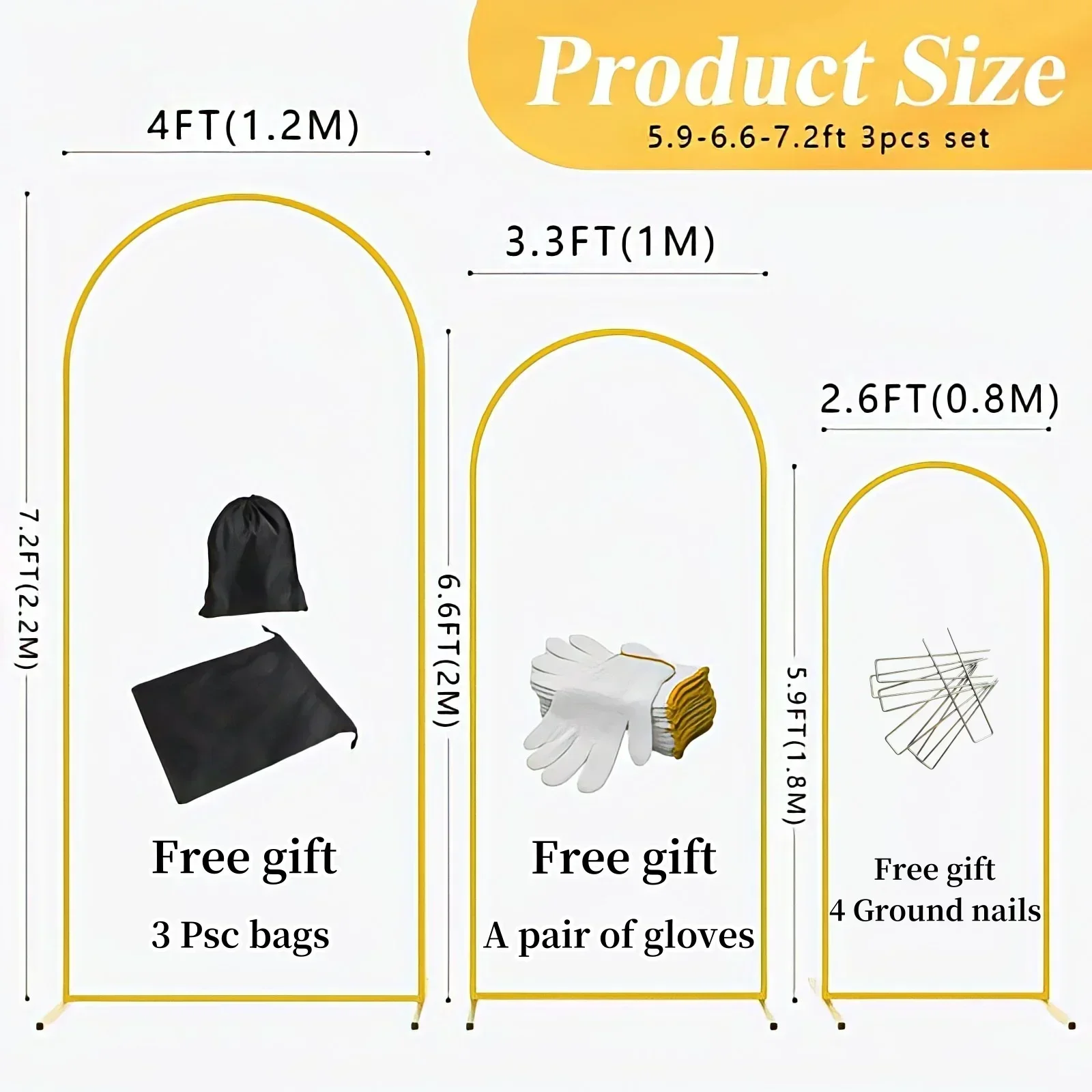 EU Warehouse Gold Metal Balloo – Balloon Arch Kit recenzja i cena