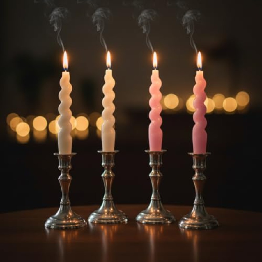 and Spiral Taper Candles - Sho – Centerpiece Stick recenzja i cena