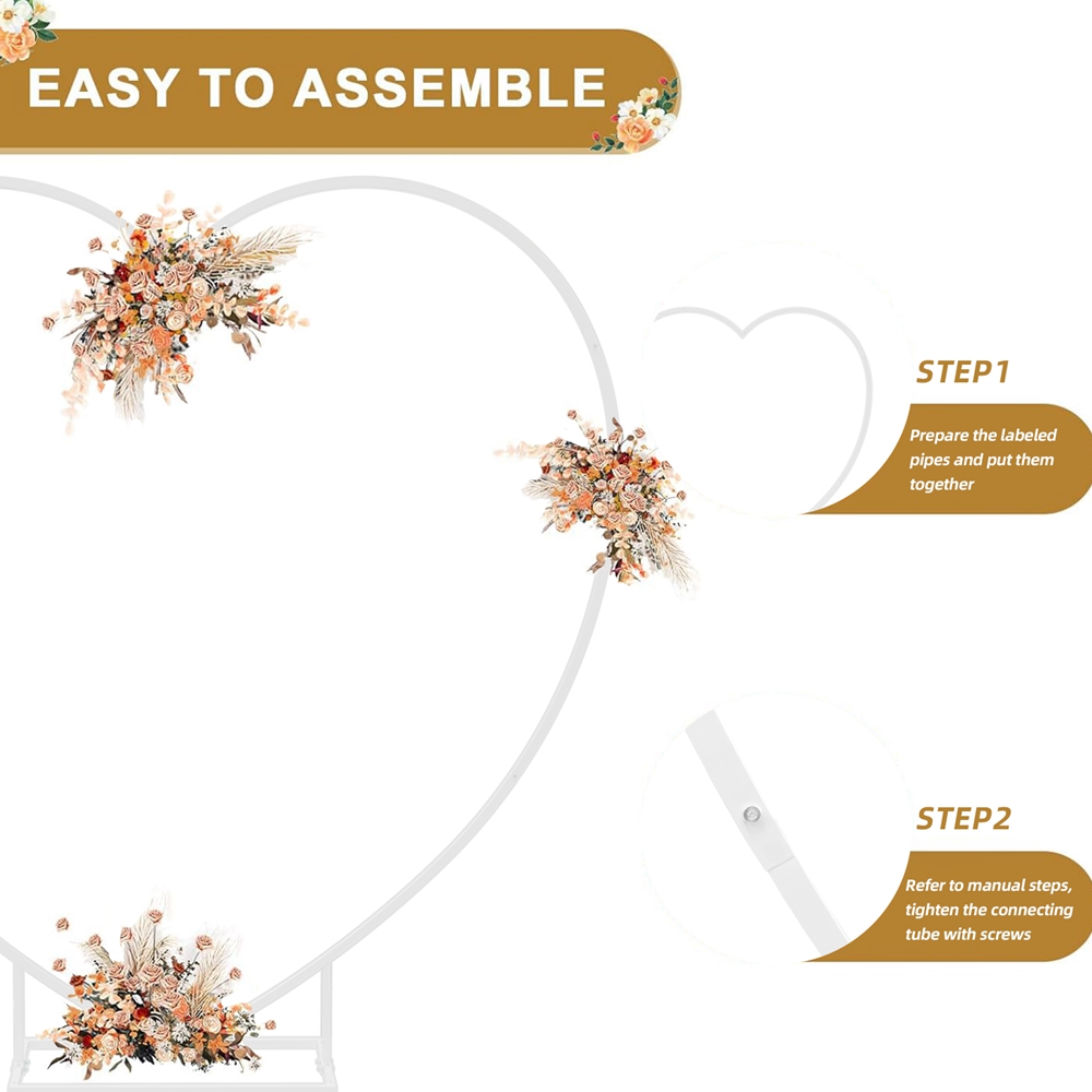 White Heart Shape Balloon Arch – Balloon Arch Kit recenzja i cena