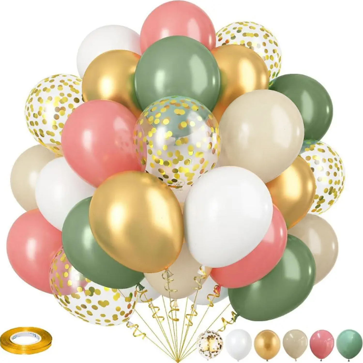 35pcs Pink, Green, and Purple  – Balloon Arch Kit recenzja i cena
