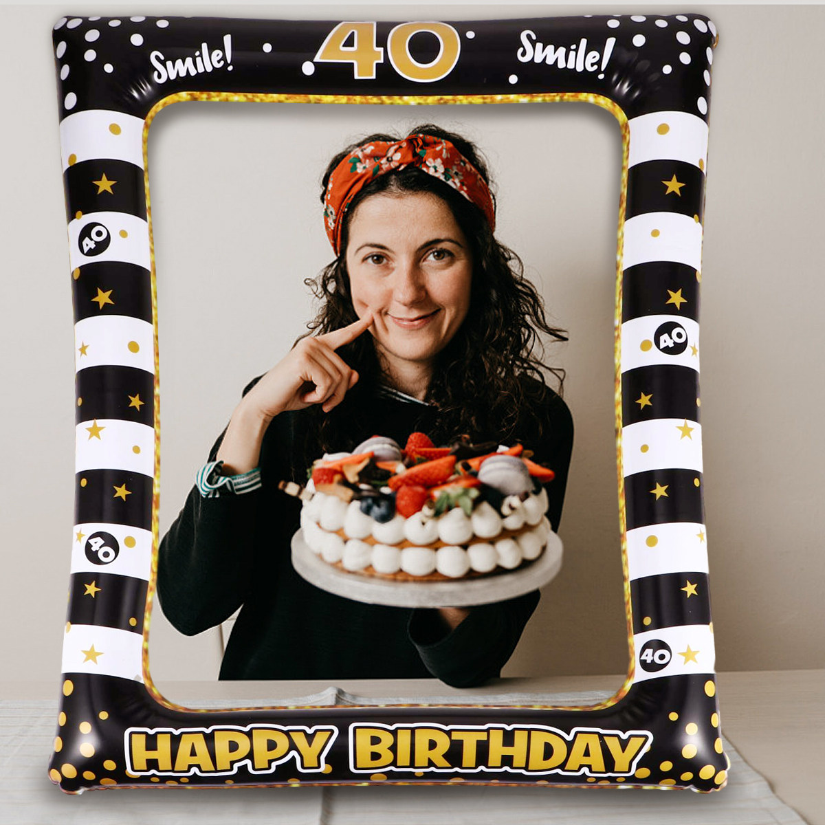 Birthday Photo Frame Prop Part – Photo Booth Frame recenzja i cena