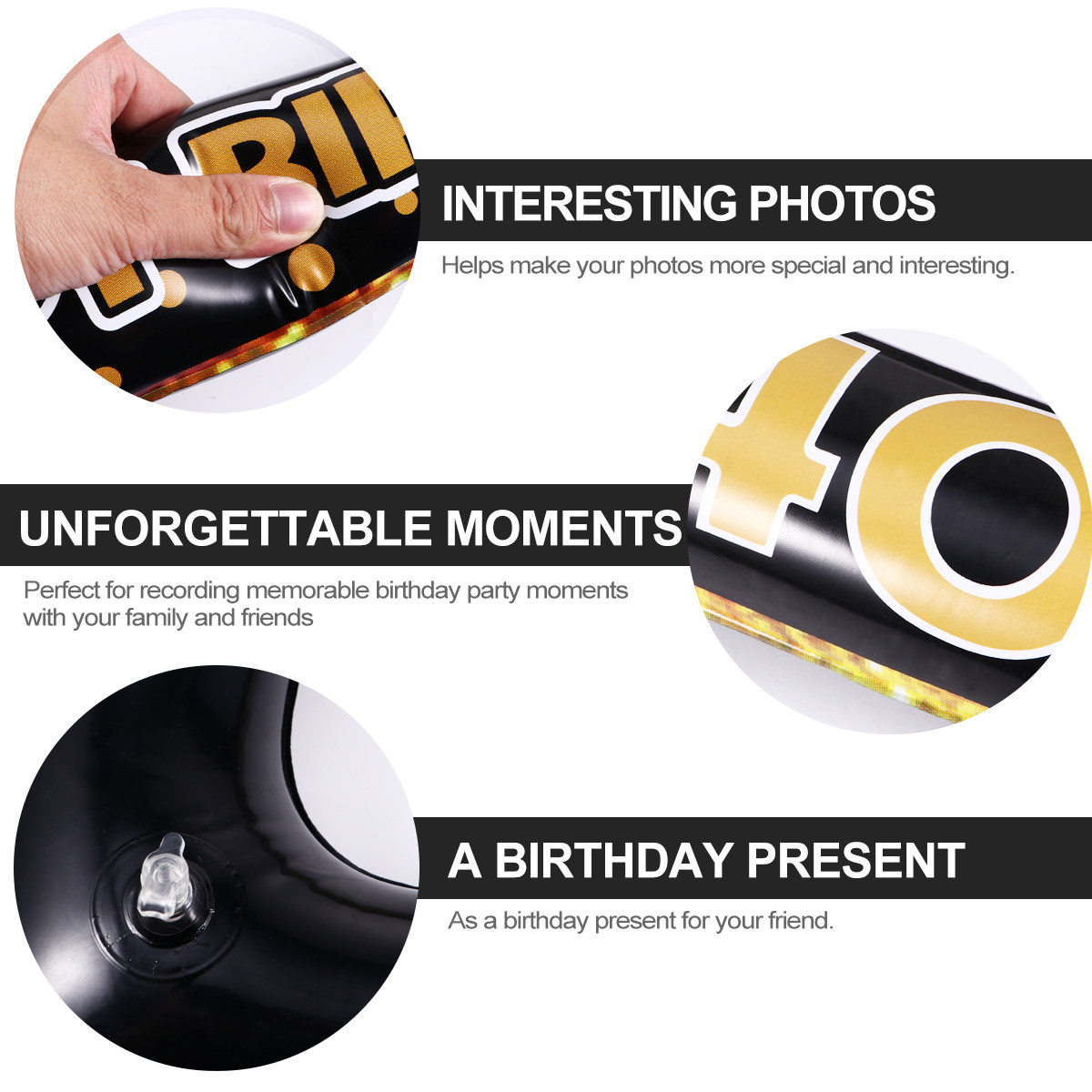 Birthday Photo Frame Prop Part – Photo Booth Frame recenzja i cena