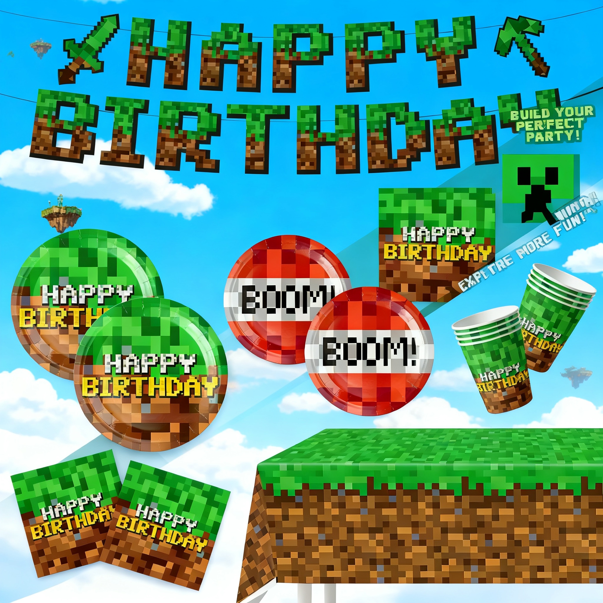Minecraft Themed Birthday Part – Supply Event recenzja i cena