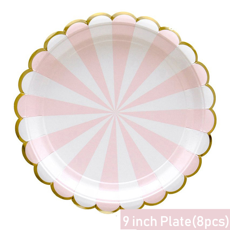 Striped Disposable Tableware P – Paper Straw Color recenzja i cena
