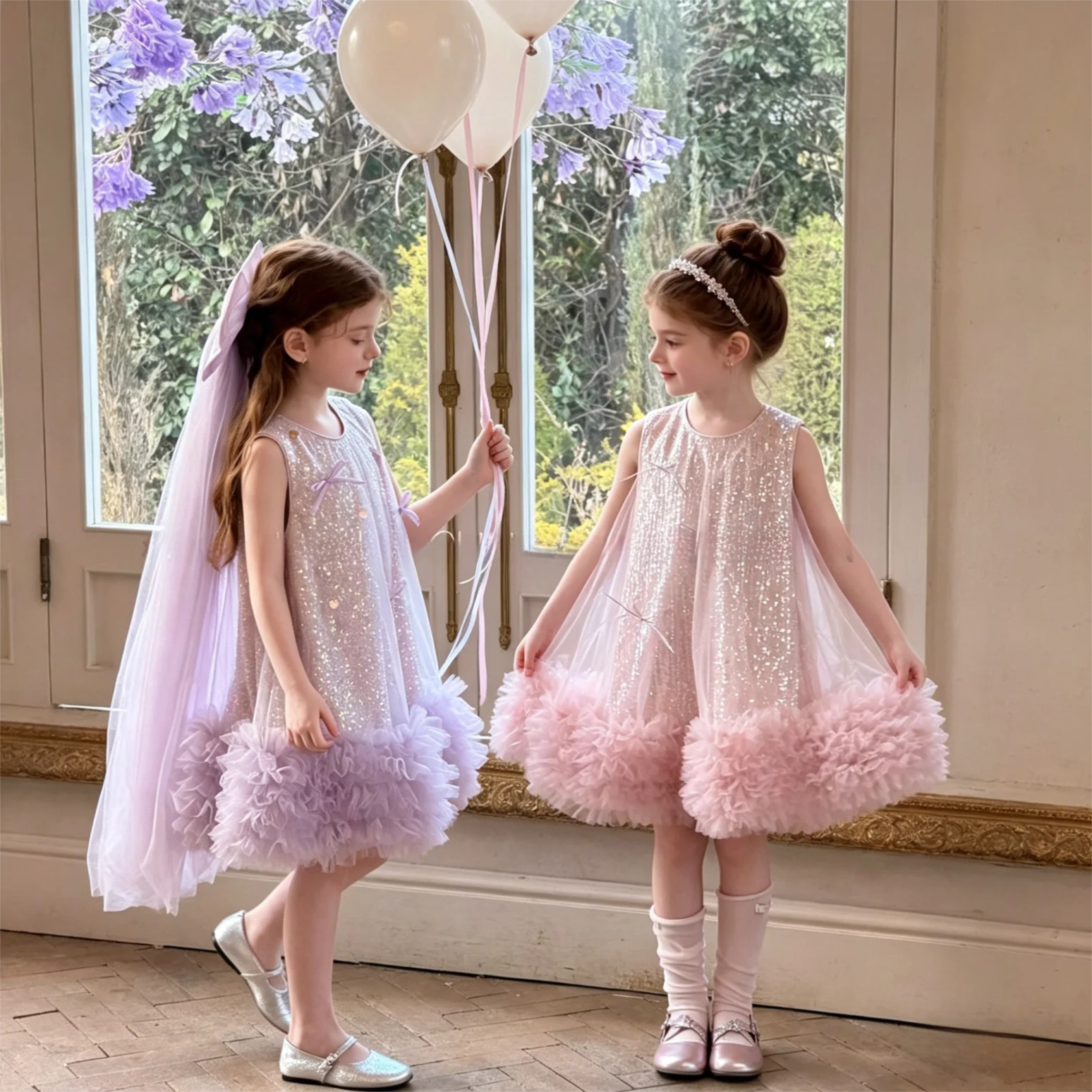 Toddler Girls Sparkly Tulle Tu – Glitter Tablecloth recenzja i cena