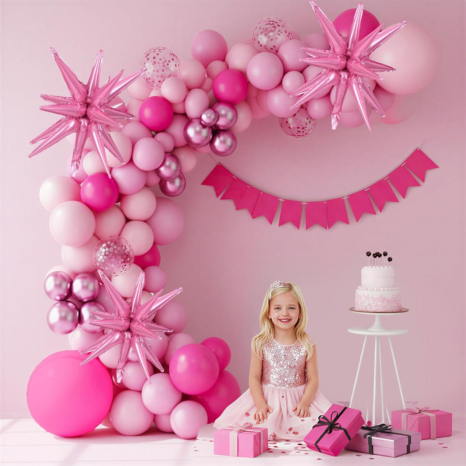 140pcs Pink Balloon Arch Kit,  – Balloon Arch Kit recenzja i cena