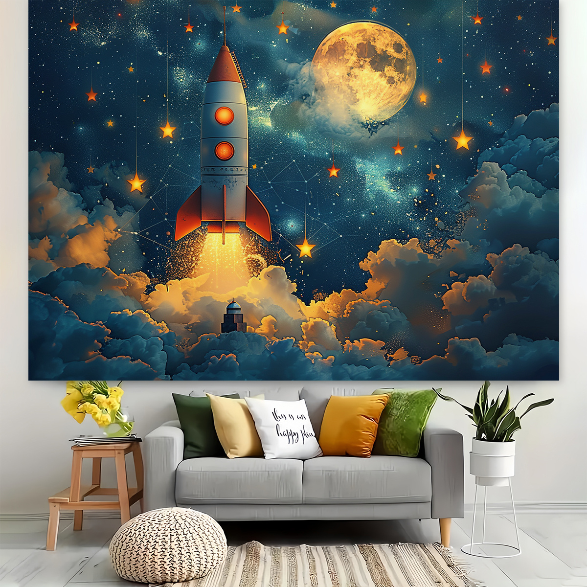 1pc Dreamy Night Sky Rocket Wa – Event Launch Party recenzja i cena