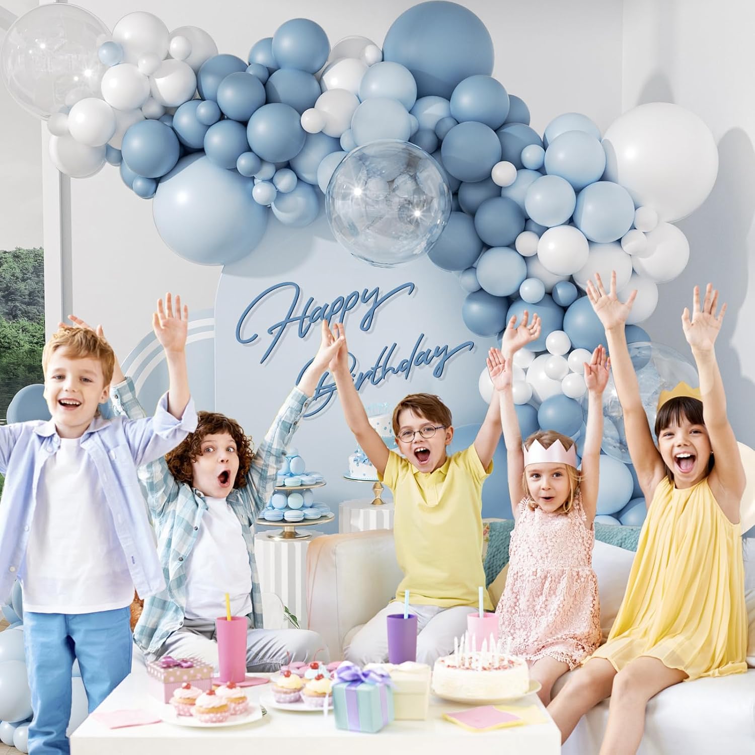 105Pcs Dusty Blue Balloon Arch – Balloon Arch Kit recenzja i cena